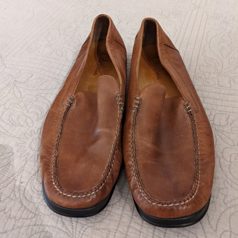 Cole Haan brown men's loafers size 15